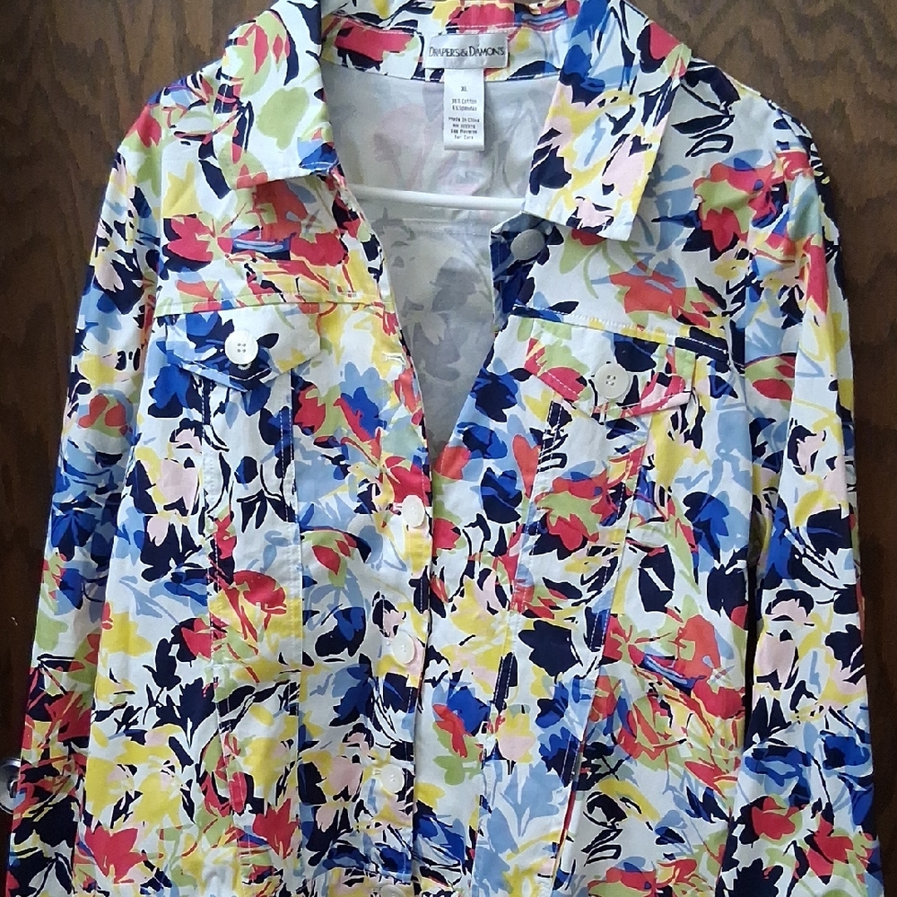 Women's Floral Button Down Shirt